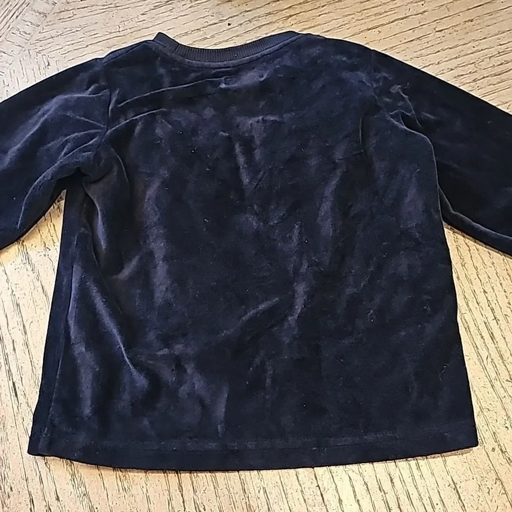 Black velvet jogger set XS size 4 Converse